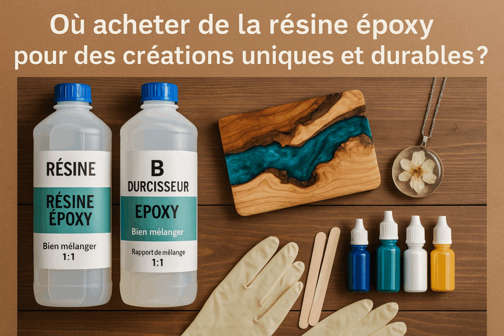 ou acheter de la résine époxy sur internet 